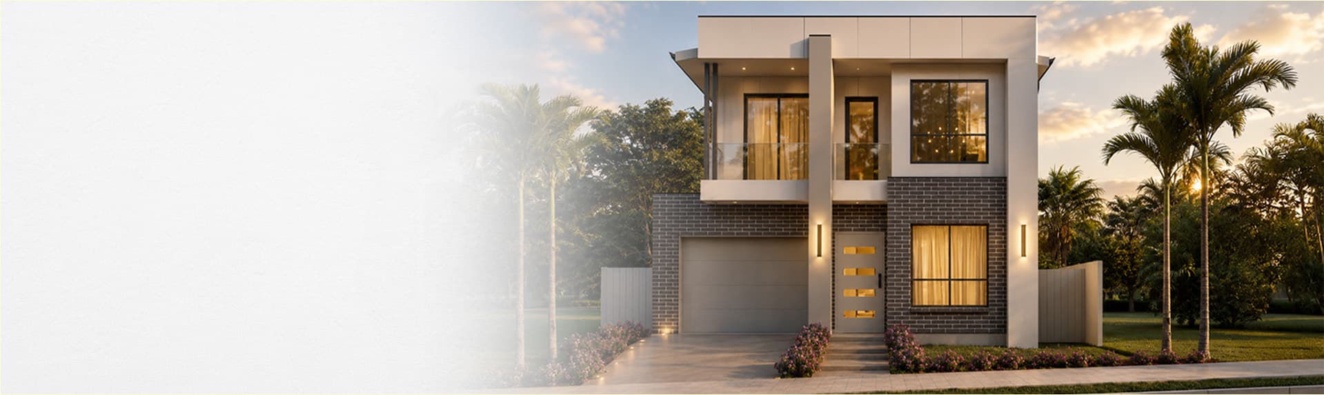 Modern Makaan home surrounded by palms